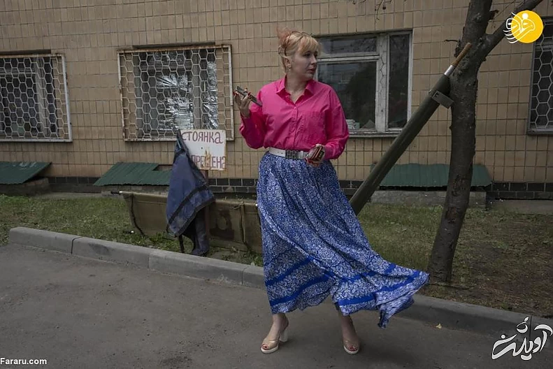 (تصاویر) داستان پزشکی با کفش&zwnj; پاشنه بلند در خط مقدم جنگ اوکراین